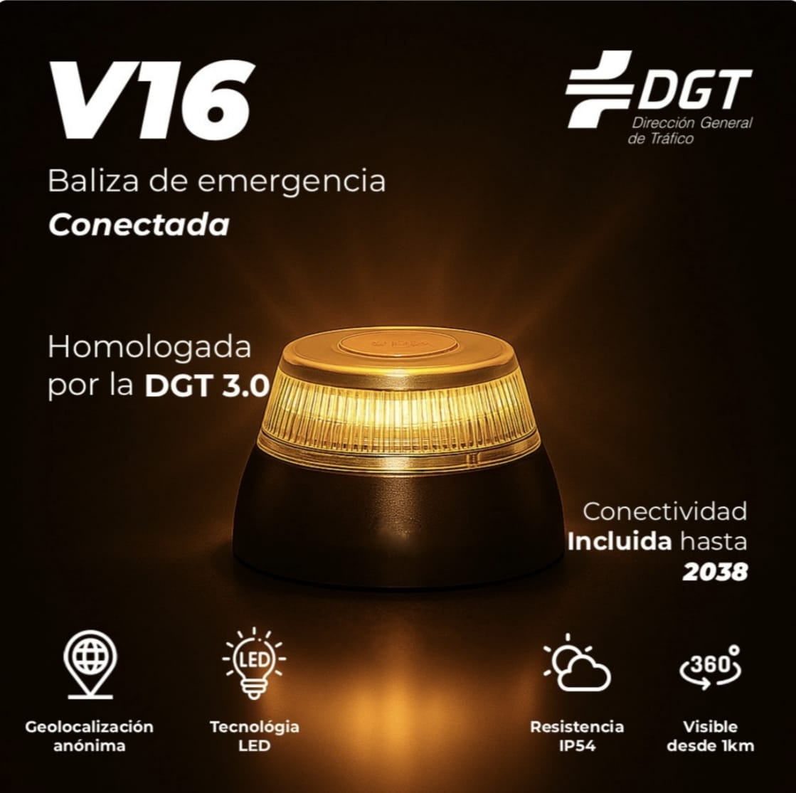 BALIZA DE EMERGENCIA V16 DGT